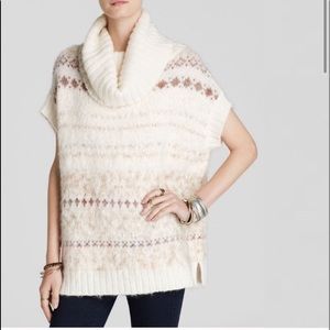NWT free people snow bunny sweater vest medium